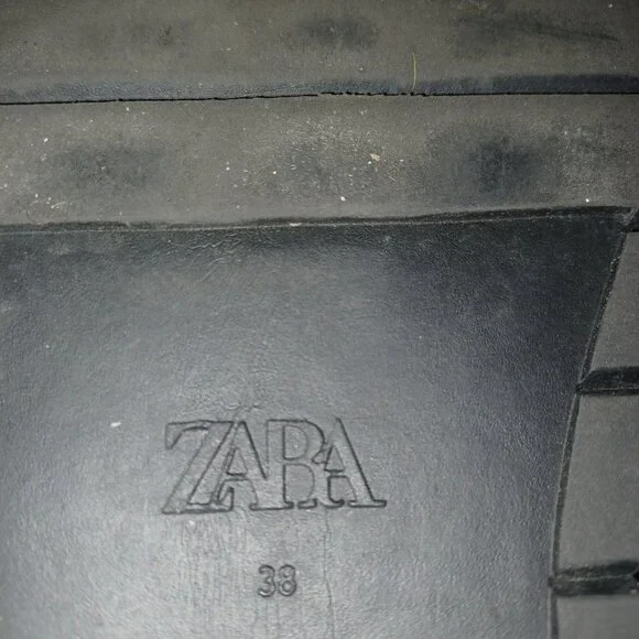 ZARA CHUNKY PLATFORM ANKLE BOOTS - GOTH GRUNGE STYLE - Picture 3 of 13